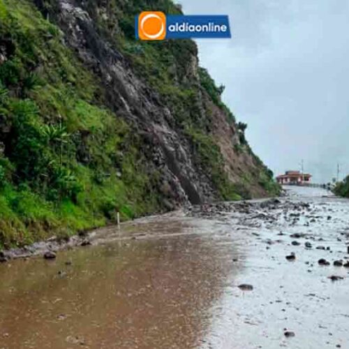 FUERTE ALUVIÓN SACUDE ALAUSÍ Y ACTIVA DESPLIEGUE INMEDIATO DE ORGANISMOS DE EMERGENCIA
