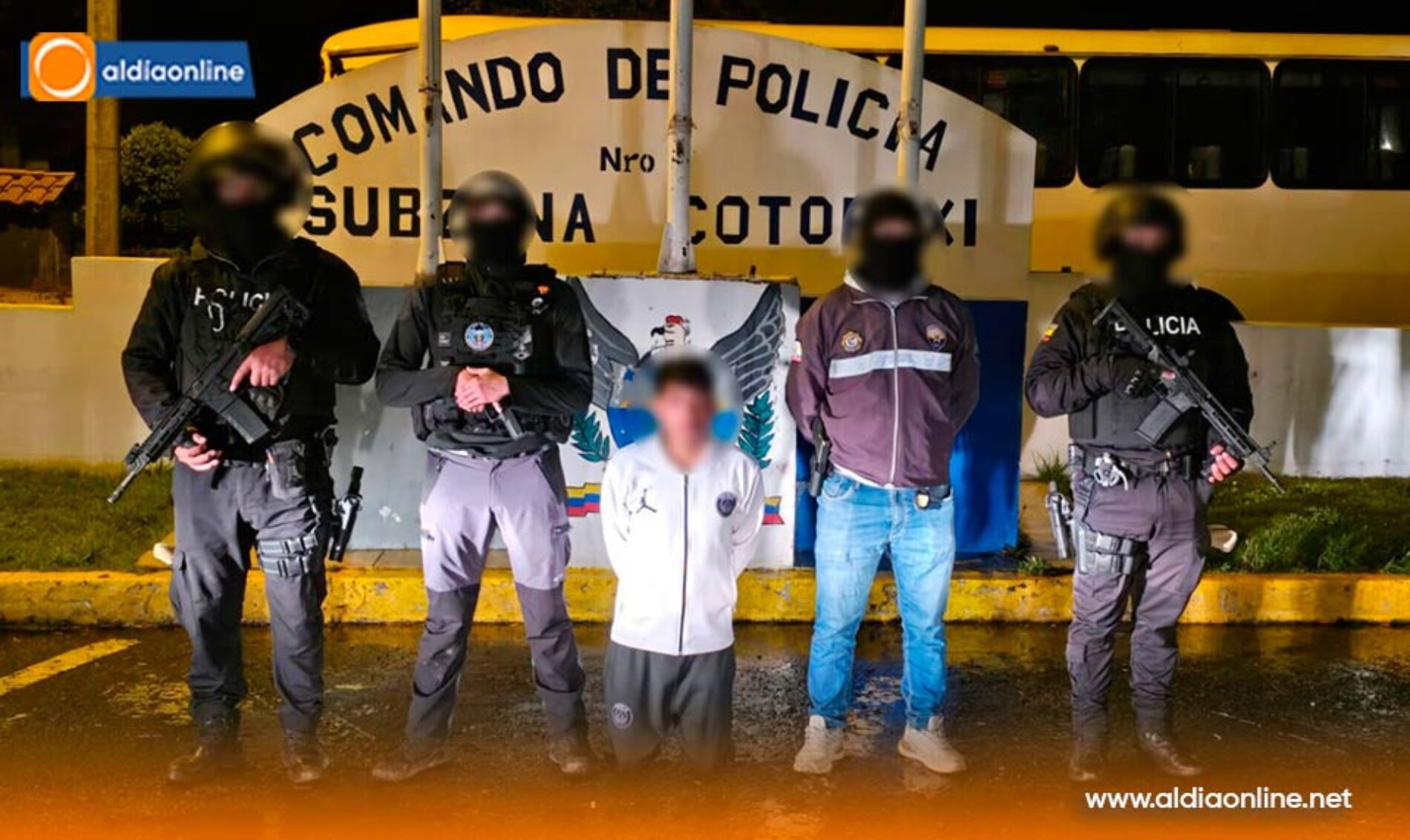 EN SAQUISILÍ POLICÍA NACIONAL LIBERÓ A UN CIUDADANO VÍCTIMA DE SECUESTRO Y APREHENDIÓ A UN PRESUNTO IMPLICADO