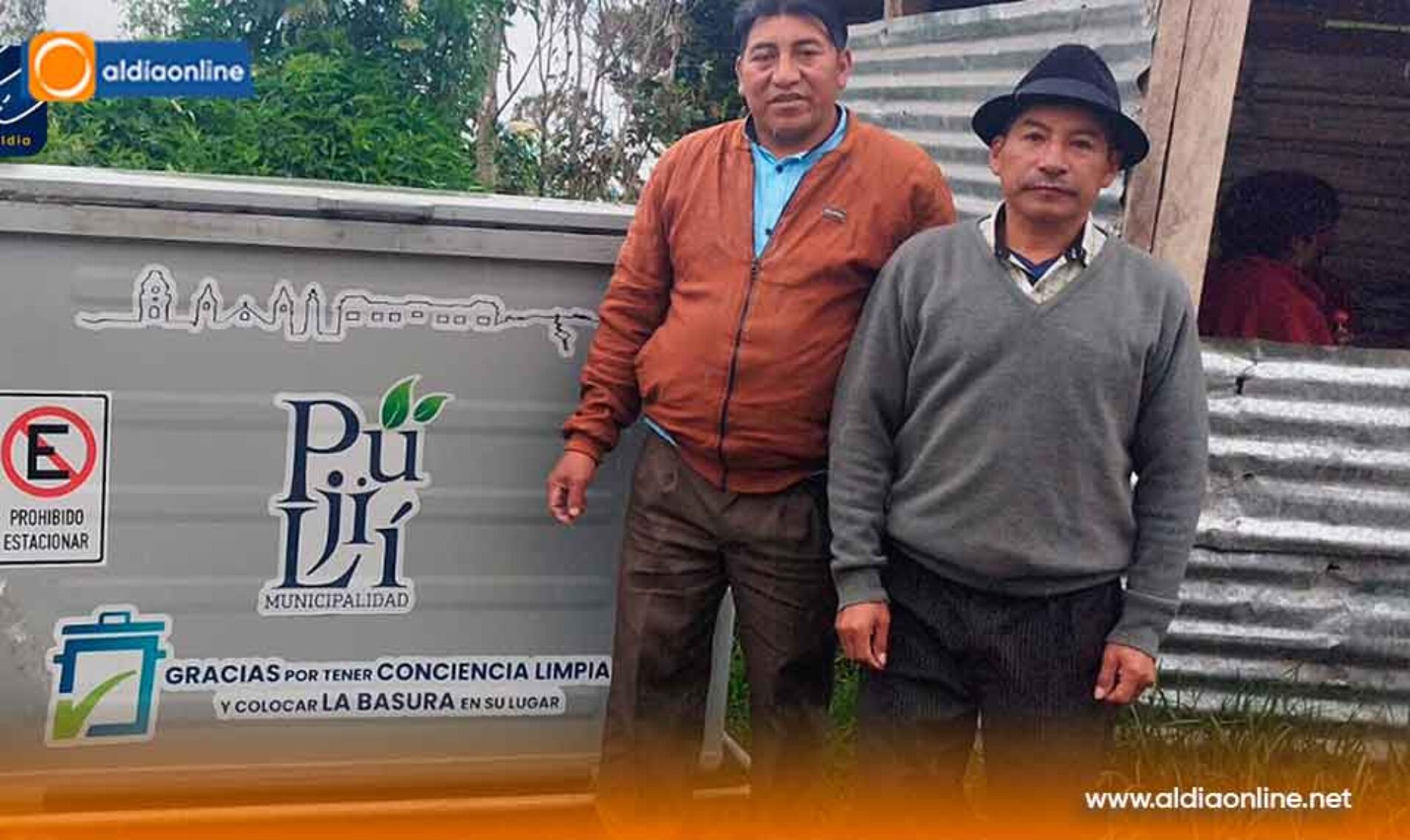 MUNICIPIO DE PUJILÍ ENTREGA ECO TACHO COMUNITARIO A LA COMUNIDAD CHINE ALTO
