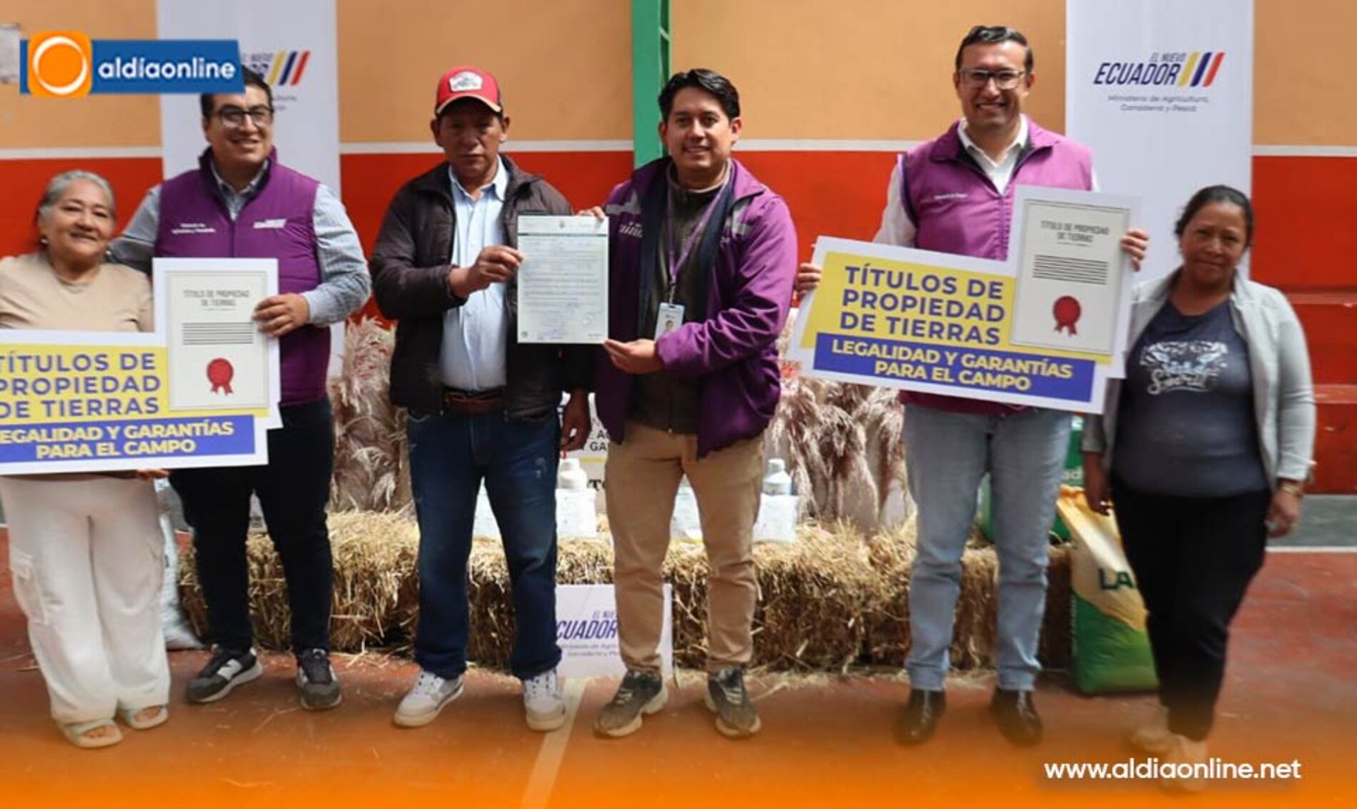GOBIERNO FORTALECE AL CAMPO CON LA ENTREGA DE BENEFICIOS A PRODUCTORES DE LA PROVINCIA EN SAQUISILÍ