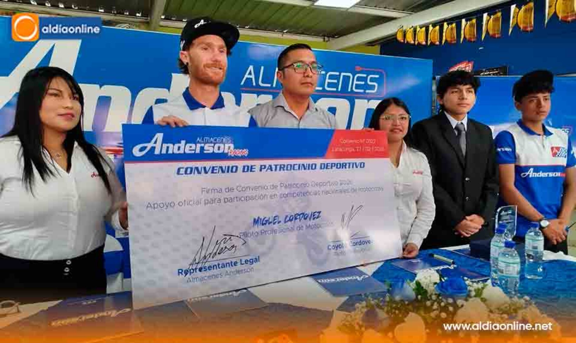 ALMACENES ANDERSON APUESTA POR EL TALENTO LOCAL Y SE CONVIERTE EN PATROCINADOR OFICIAL DE MIGUEL “COYOTE” CORDOVEZ PARA LA TEMPORADA 2026