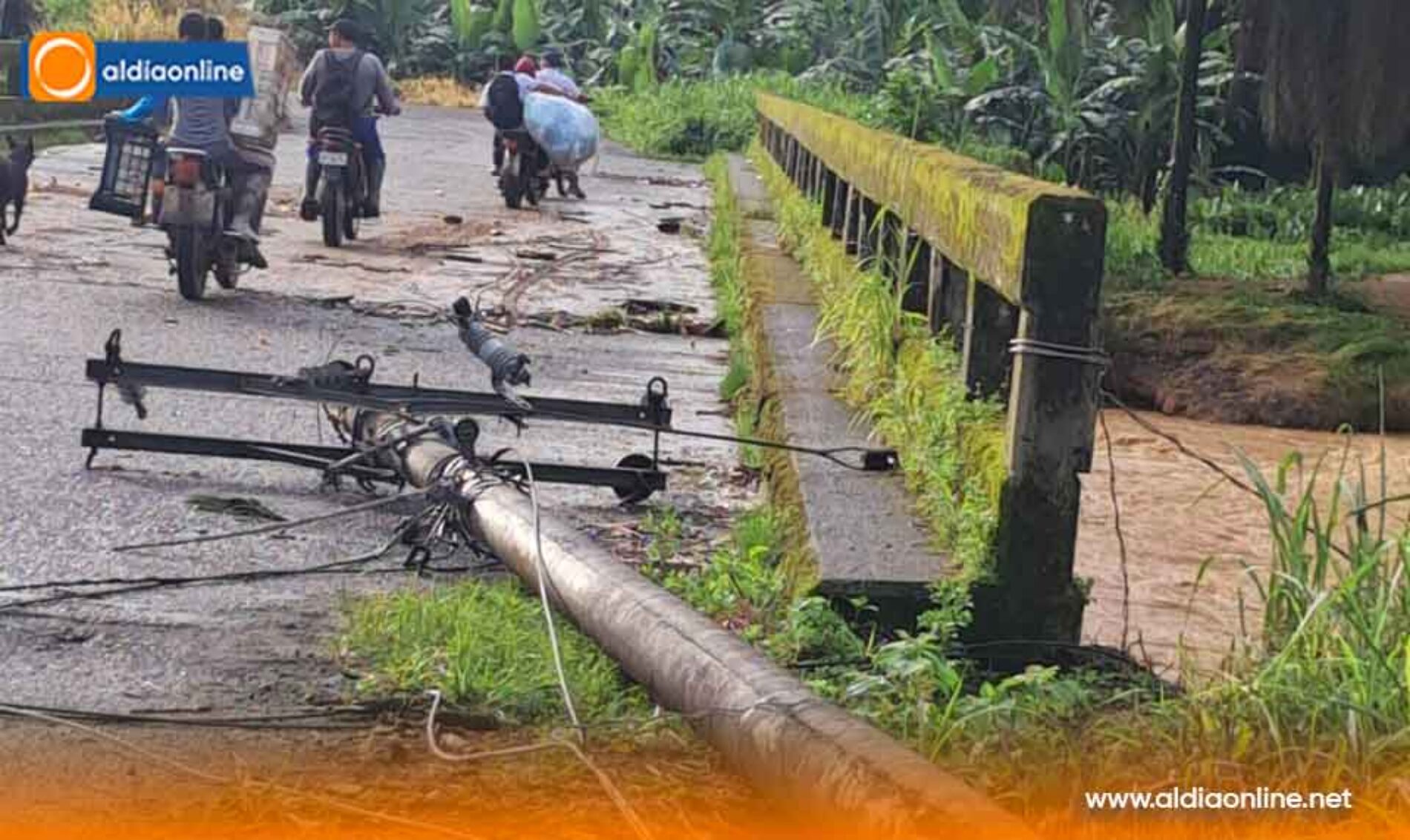 FUERTES LLUVIAS PROVOCAN DAÑOS EN INFRAESTRUCTURA ELÉCTRICA Y CORTES DE ENERGÍA EN LA MANÁ Y PANGUA