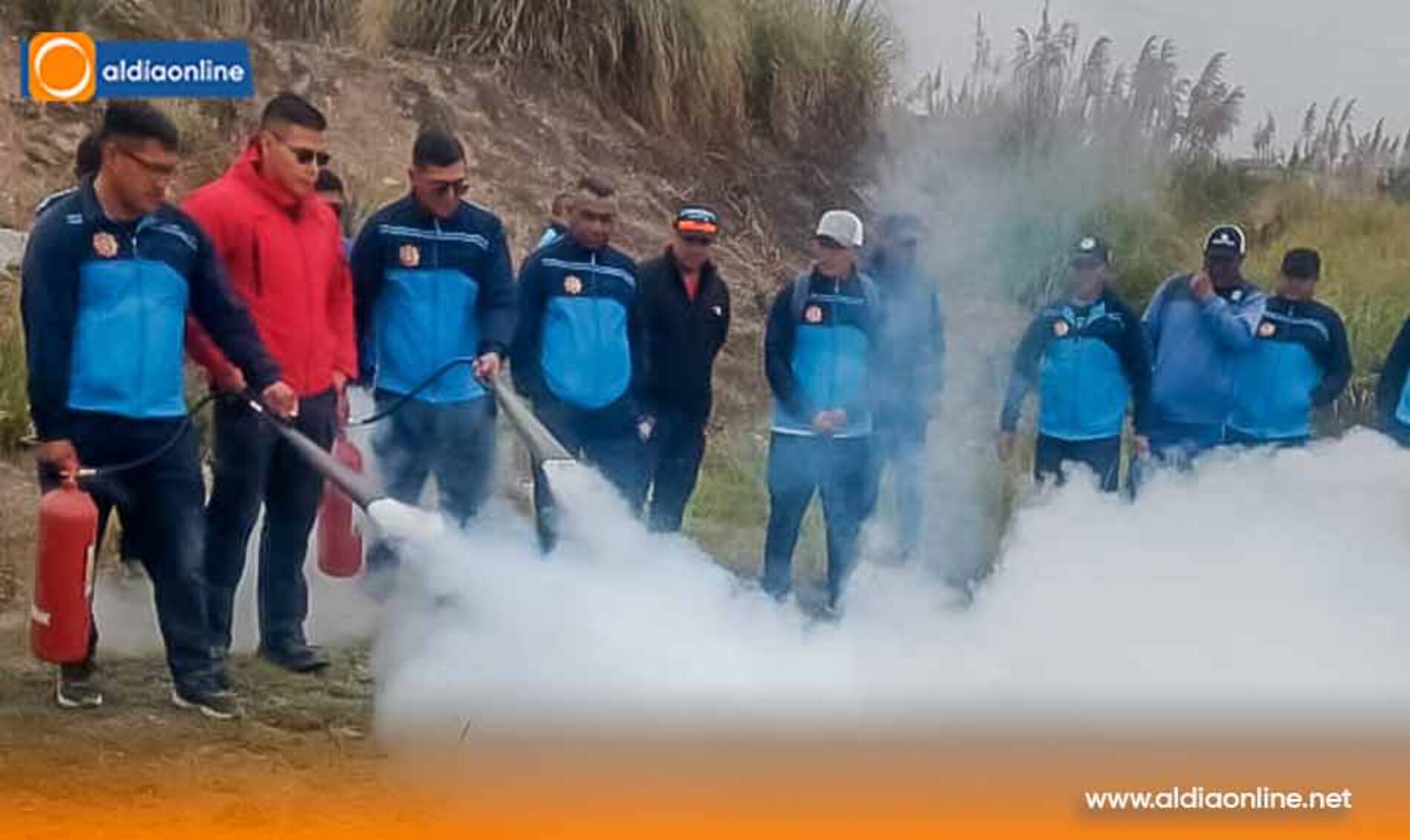 AGENTES DE CONTROL MUNICIPAL DE LATACUNGA SE CAPACITAN EN PREVENCIÓN DE INCENDIOS Y MANEJO DE EXTINTORES