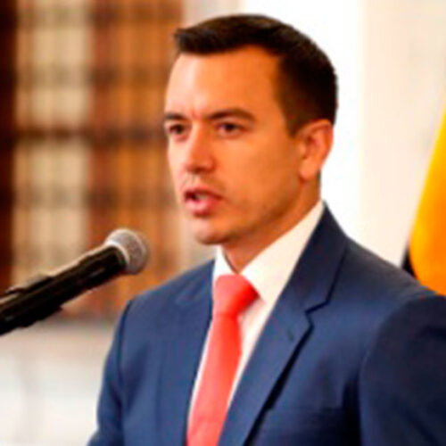 PRESIDENTE DANIEL NOBOA ANUNCIA TOQUE DE QUEDA EN CUATRO PROVINCIAS DEL ECUADOR