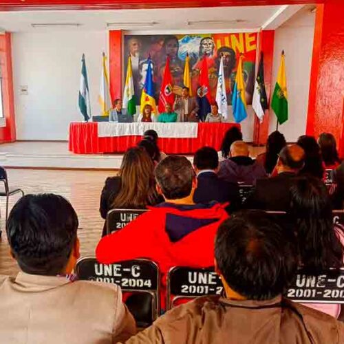 SILVIA QUINCHUELA ASUME LA PRESIDENCIA DE LA UNE COTOPAXI TRAS CONGRESO PROVINCIAL