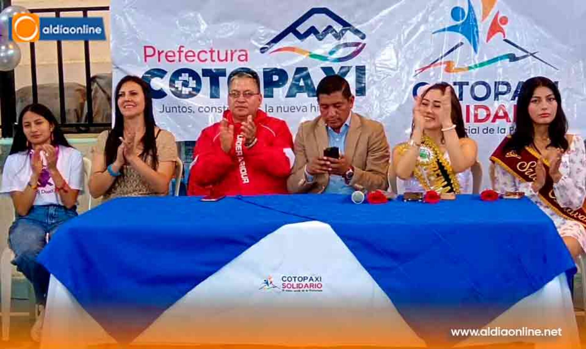 INAUGURACIÓN DE ASFALTADO  Y SOLIDARIDAD MARCAN CELEBRACIÓN DE LOS 175 AÑOS DE COTOPAXI EN ISINLIVÍ