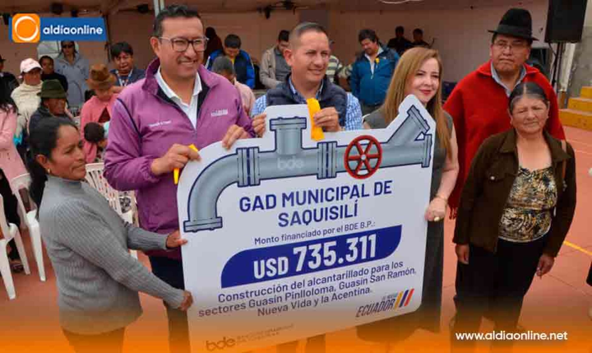 DESPUÉS DE DÉCADAS DE ESPERA, EL ALCANTARILLADO LLEGA A CUATRO BARRIOS DE SAQUISILÍ (Video)