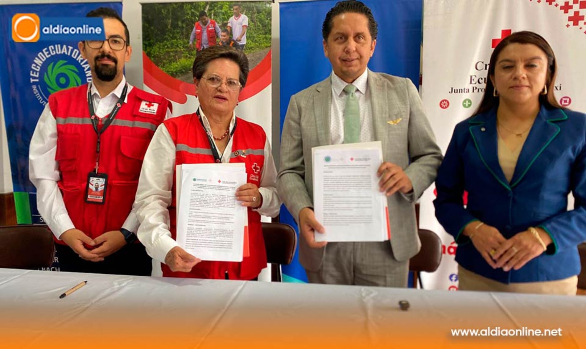 CRUZ ROJA COTOPAXI Y EL INSTITUTO TECNOECUATORIANO LANZAN PROGRAMA DE FORMACIÓN PARA EL CUIDADO INTEGRAL DEL ADULTO MAYOR