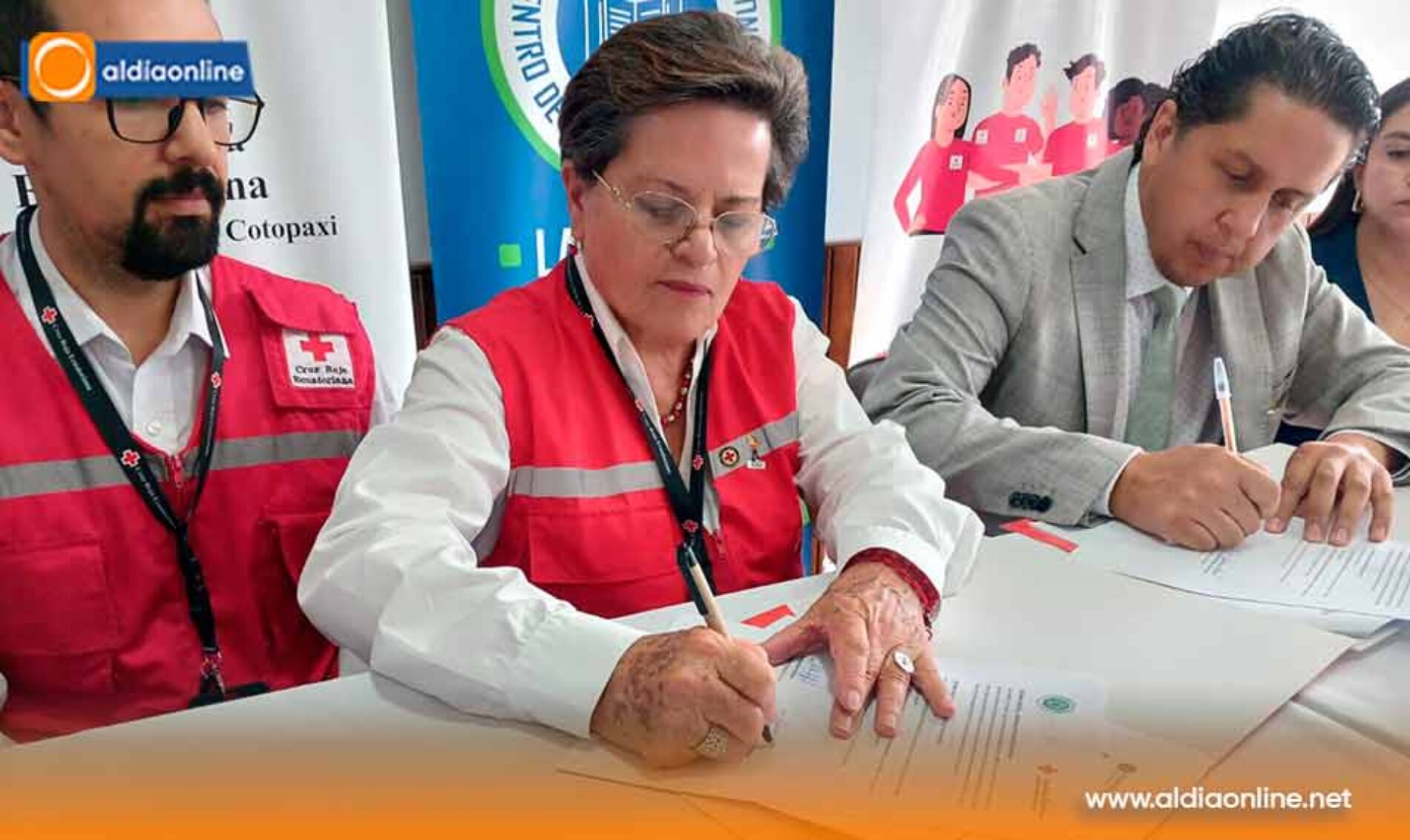 CRUZ ROJA COTOPAXI Y EL INSTITUTO TECNOECUATORIANO LANZAN PROGRAMA DE FORMACIÓN PARA EL CUIDADO INTEGRAL DEL ADULTO MAYOR