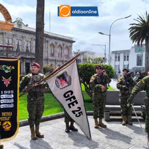 CONMEMORA CON SOLEMNIDAD LOS 197 AÑOS DE LA HISTÓRICA BATALLA DE TARQUI Y DEL DÍA DEL EJÉRCITO ECUATORIANO EN COTOPAXI