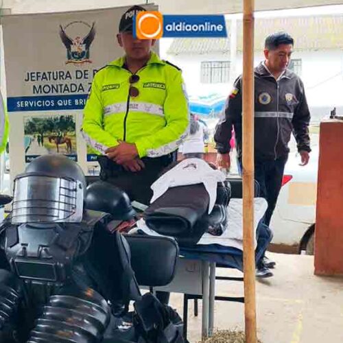 ANGAMARCA FORTALECE LA SEGURIDAD CON FERIA CIUDADANA QUE UNE A INSTITUCIONES Y COMUNIDAD