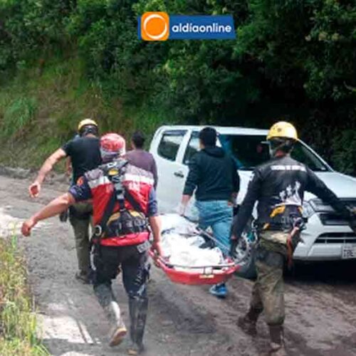 HALLAN SIN VIDA A MUJER ARRASTRADA POR ALUVIÓN EN GUASUMBINÍ BAJO (SIGCHOS) MIENTRAS CONTINÚA BÚSQUEDA DE SU HERMANA