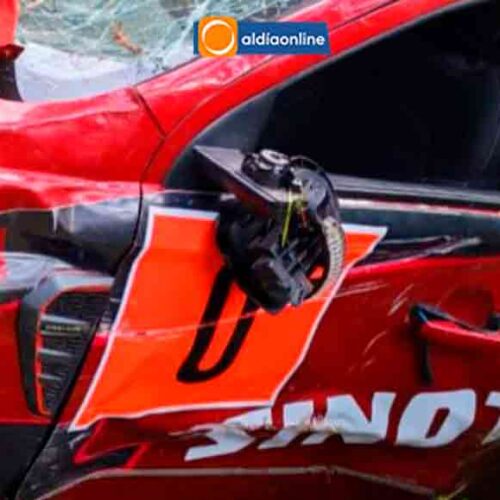 SUSTO EN EL RALLY DE LOJA,  VEHÍCULO DE APERTURA SE PRECIPITA 100 METROS EN SARAGURO