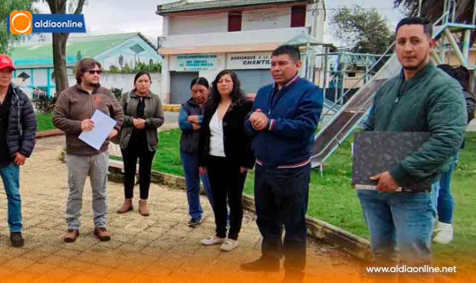 PARROQUIA CHANTILÍN ARRANCA REGENERACIÓN DEL PARQUE CENTRAL Y ESTUDIOS REALIZÓ CONAGOPARE COTOPAXI