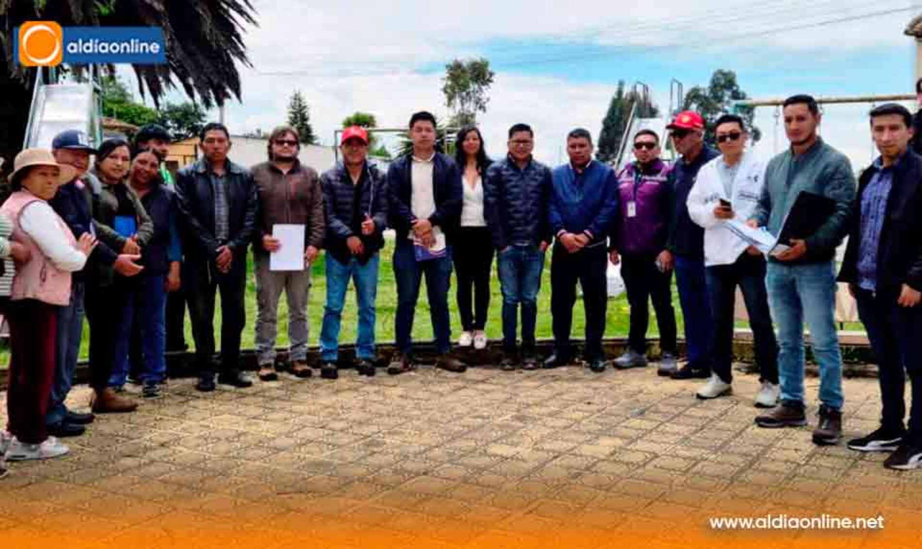 PARROQUIA CHANTILÍN ARRANCA REGENERACIÓN DEL PARQUE CENTRAL Y ESTUDIOS REALIZÓ CONAGOPARE COTOPAXI