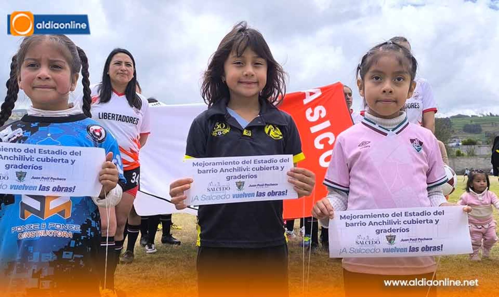 ALCALDÍA DE SALCEDO ENTREGA MEJORAS DEL ESTADIO DE ANCHILIVÍ