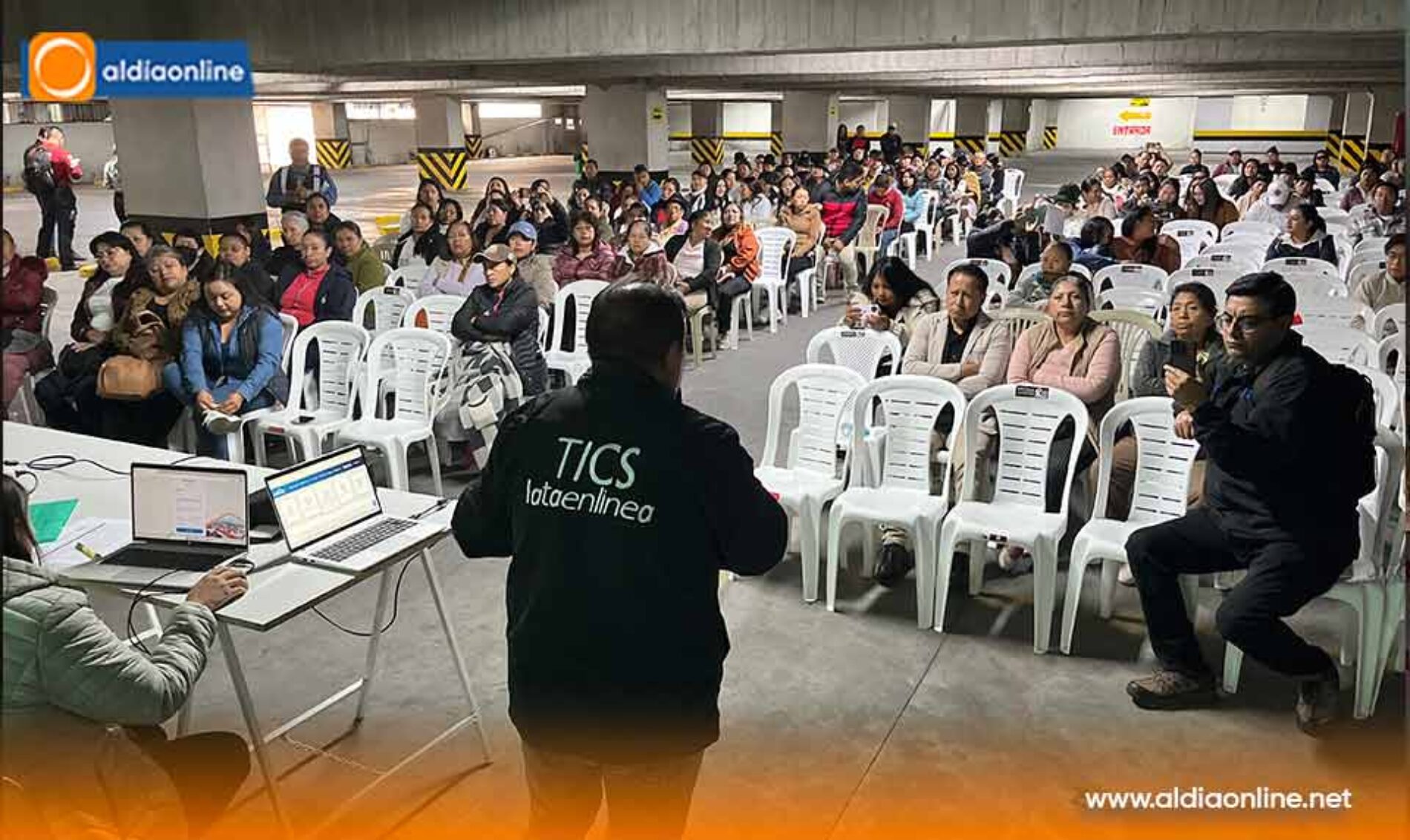 CAPACITACIÓN SOBRE EL USO DE LA PLATAFORMA “LATA EN LÍNEA” FORTALECE LA GESTIÓN DIGITAL EN EL MERCADO EL SALTO