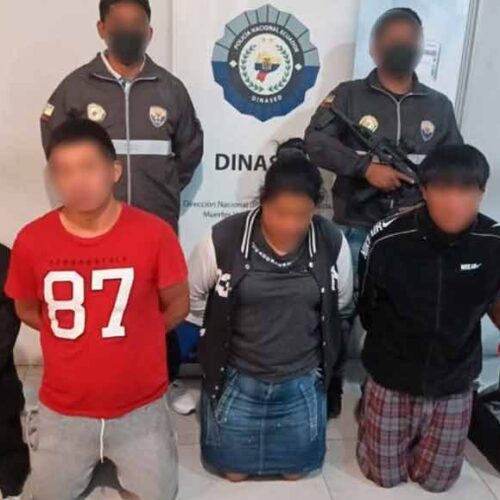 POLICÍA NACIONAL EJECUTA OPERATIVO Y LOGRA APREHENSIONES TRAS HECHO VIOLENTO EN AMBATO