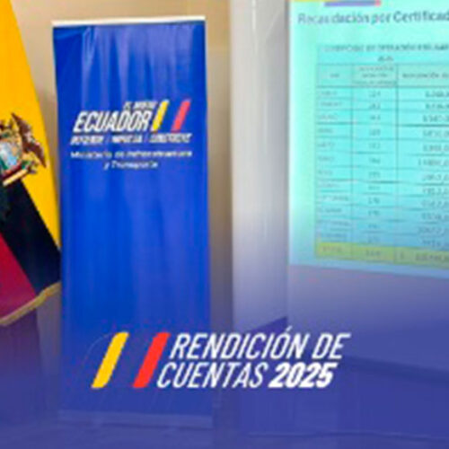 DIRECCIÓN DISTRITAL DEL MIT EN COTOPAXI PRESENTÓ SU RENDICIÓN DE CUENTAS 2025 CON AVANCES EN VIALIDAD, TRANSPORTE Y VIVIENDA