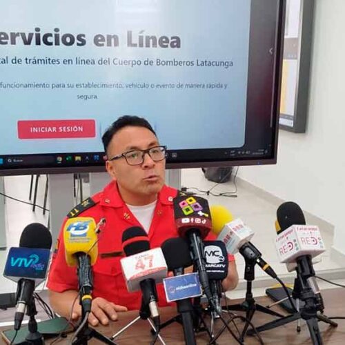 LOS PERMISOS DE FUNCIONAMIENTO SE REALIZARÁN EN LÍNEA A TRAVÉS DE LA PLATAFORMA INSTITUCIONAL DEL CUERPO DE BOMBEROS DE LATACUNGA