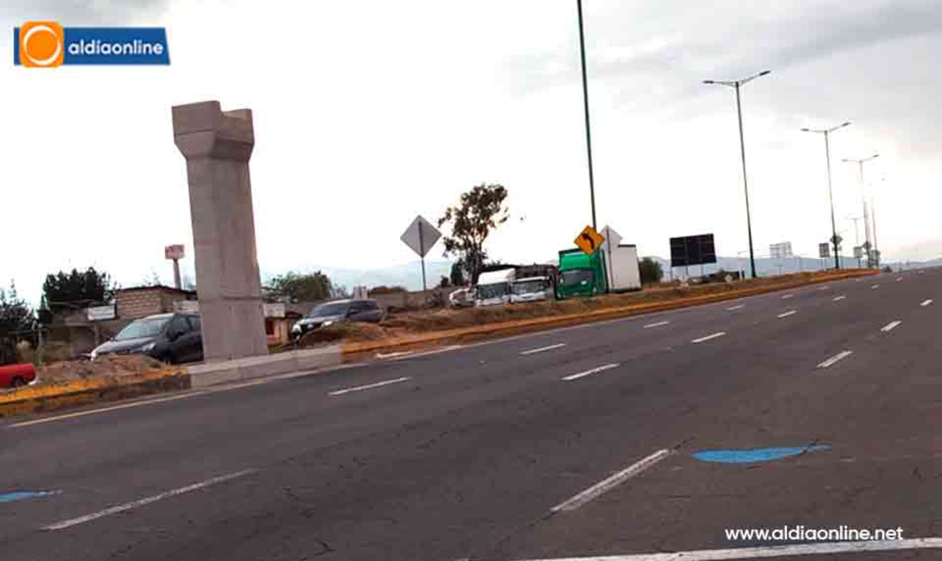 CIERRE PARCIAL EN LA E35 SECTOR EL CHAN POR MONTAJE DE PUENTE PEATONAL LUNES 27 Y MARTES 28