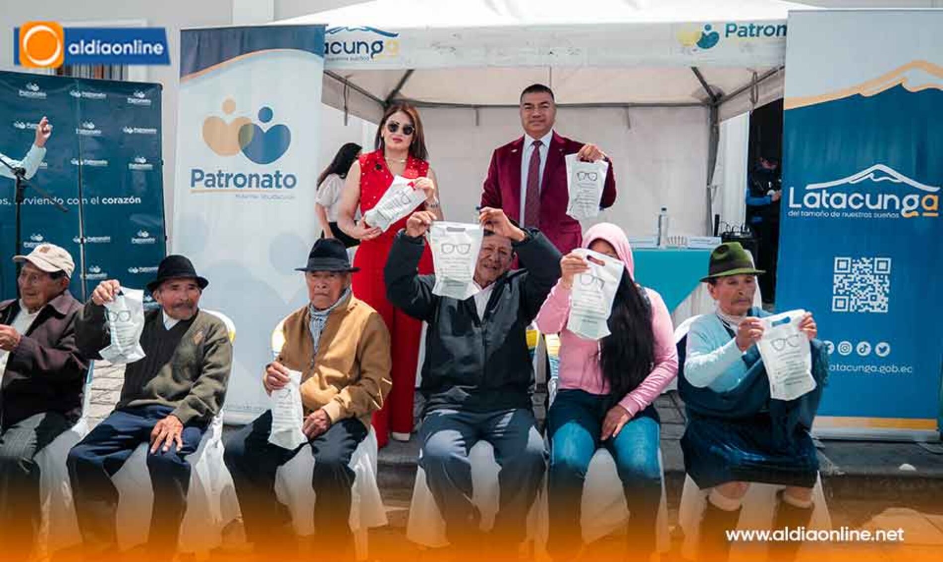 MÁS DE 100 PERSONAS FUERON BENEFICIADAS EN CAMPAÑA SOLIDARIA IMPULSADA POR EL PATRONATO MUNICIPAL DE LATACUNGA