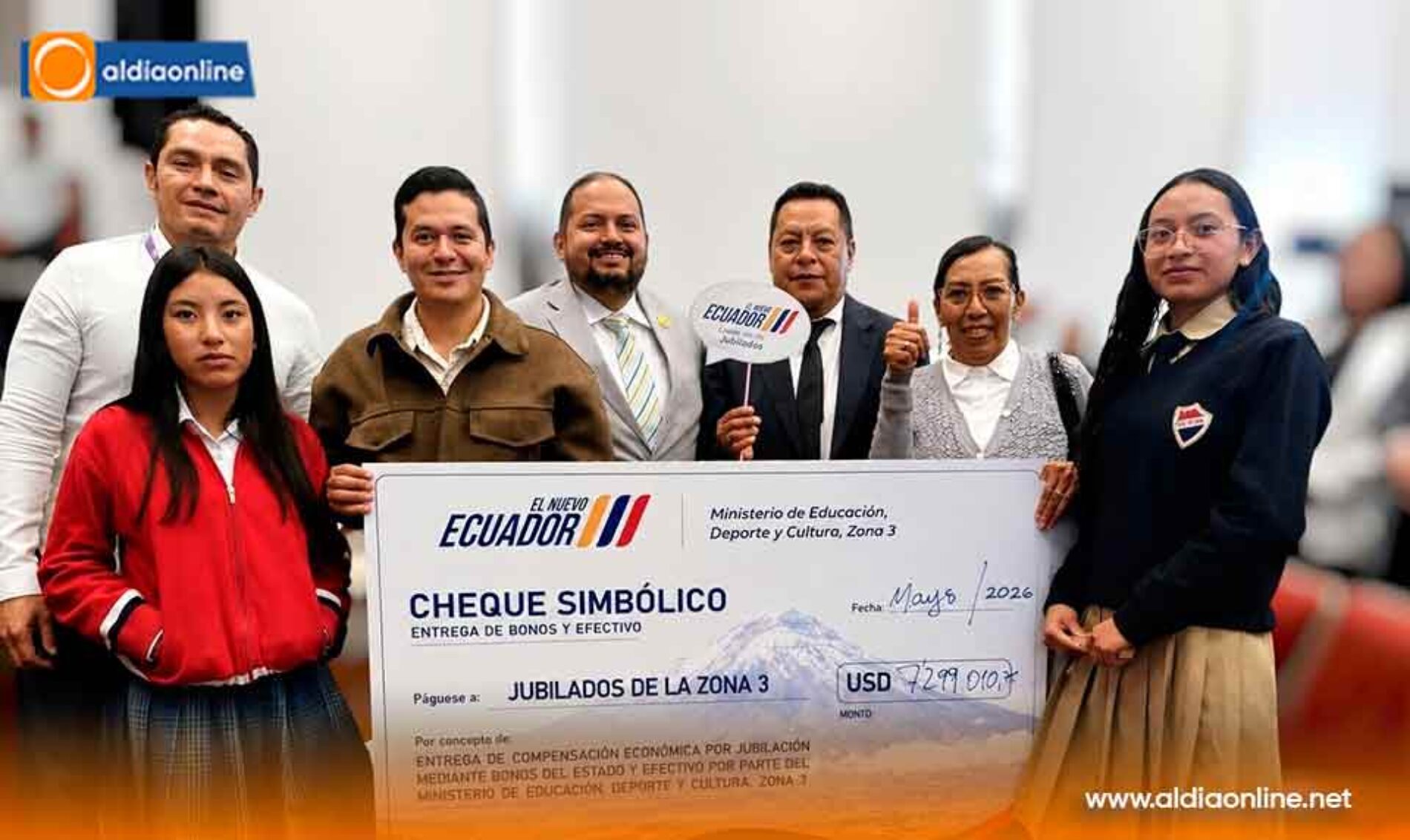 MÁS DE USD 7 MILLONES DESTINADOS A COMPENSACIONES JUBILARES PARA EXFUNCIONARIOS DE LA ZONA 3
