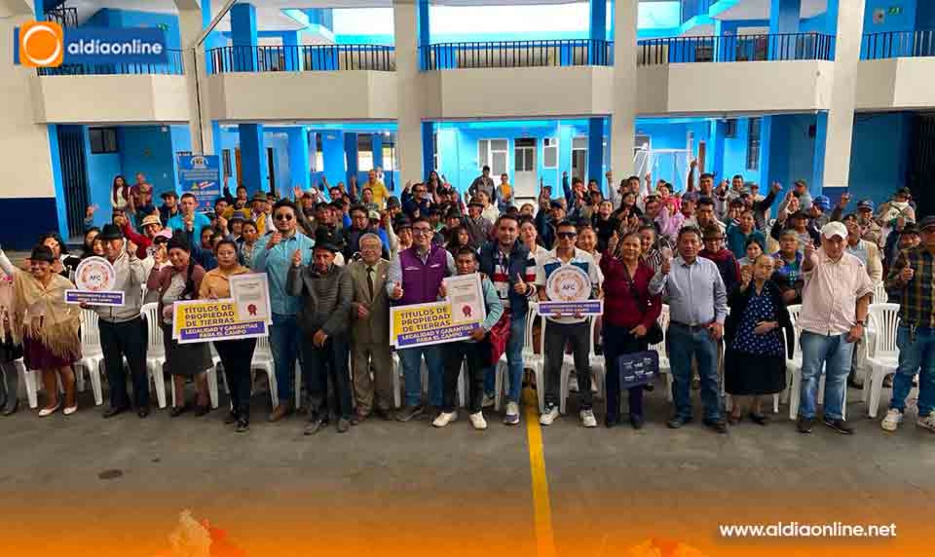 MAGP COTOPAXI ENTREGÓ TÍTULOS DE PROPIEDAD Y CARNETS AFC A PRODUCTORES DE LA PROVINCIA
