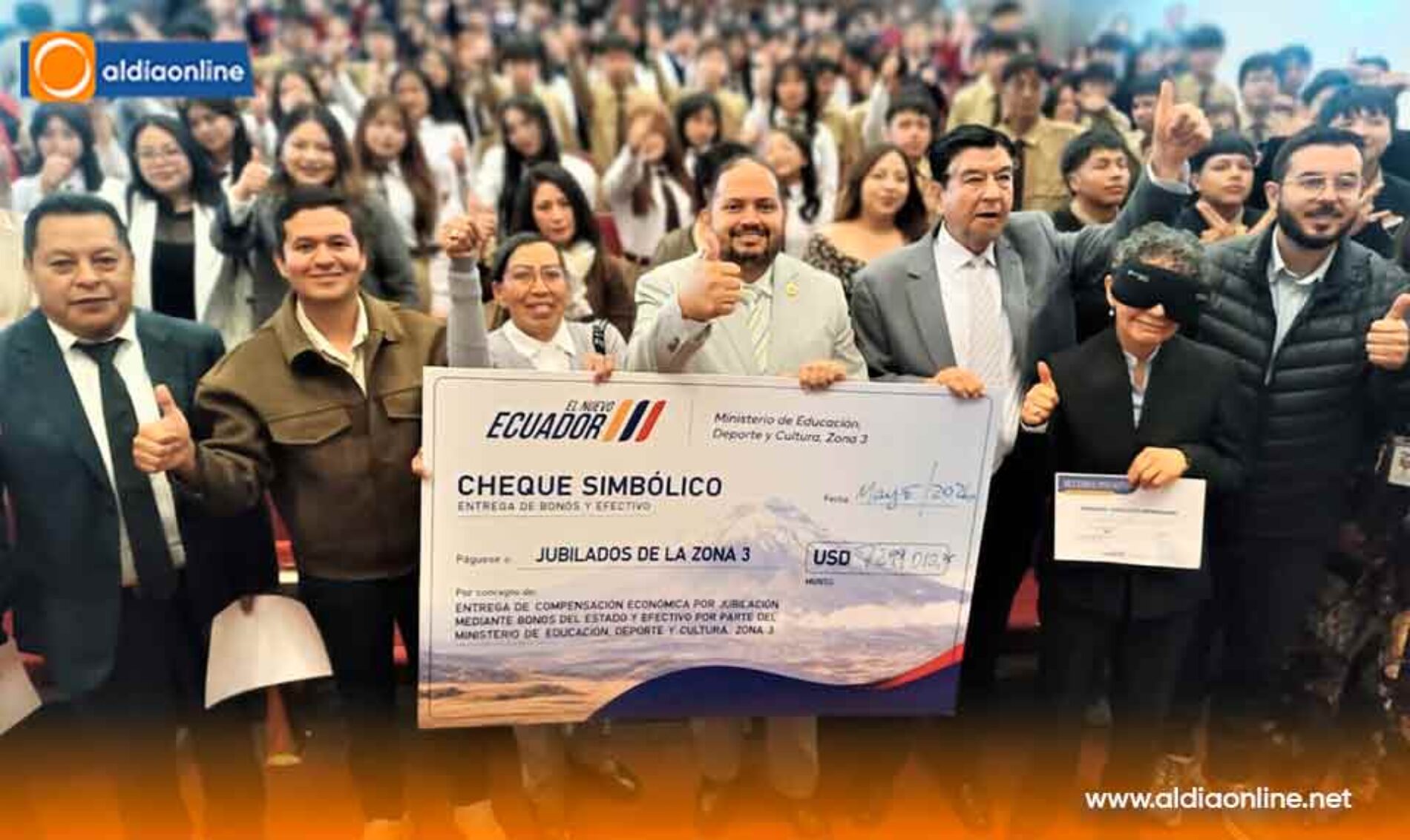 MÁS DE USD 7 MILLONES DESTINADOS A COMPENSACIONES JUBILARES PARA EXFUNCIONARIOS DE LA ZONA 3