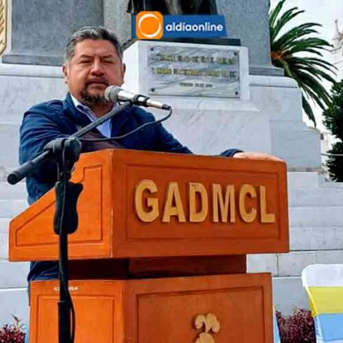 MARTÍN VILLAMARÍN DESMIENTE CANDIDATURA A LA ALCALDÍA DE LATACUNGA Y RATIFICA  RESPALDO A FABRICIO TINAJERO