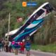 BUS SE ACCIDENTA EN LA VÍA E35, SECTOR Z DE LA VARIANTE DE ALAUSÍ REPORTE PRELIMINAR SEÑALA HERIDOS DE GRAVEDAD