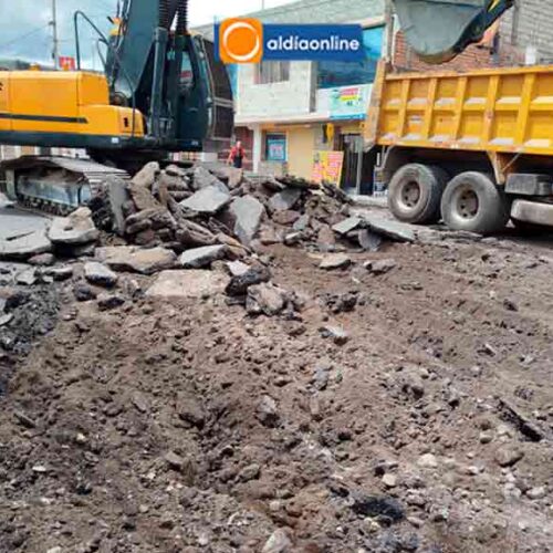 ARRANCÓ TRABAJOS DE ASFALTADO DE LA VÍA   MIGUEL ITURRALDE EN SU PRIMERA  ETAPA SECTOR NORTE