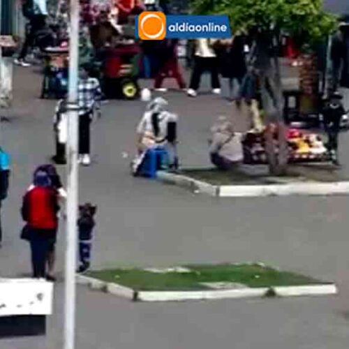 APREHENSIÓN POR AGENTES DE CONTROL DE DOS CIUDADANOS PRESUNTAMENTE  INVOLUCRADOS EN ROBO (Videos)