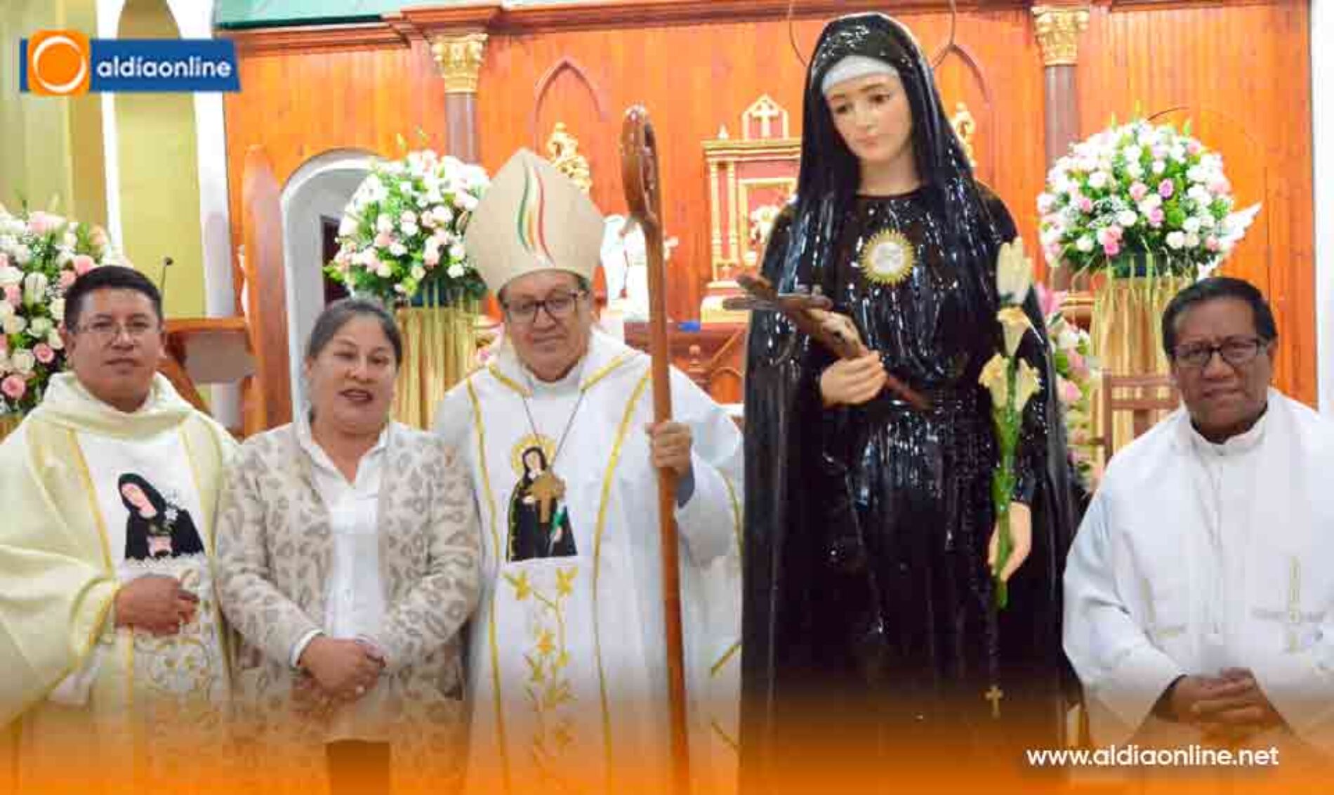 DONACIÓN DE IMAGEN DE SANTA MARIANITA DE JESÚS MARCA LAS FESTIVIDADES PATRONALES EN JOSEGUANGO BAJO (Video)