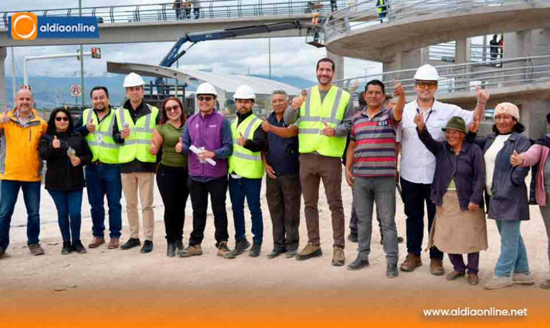 PASO PEATONAL ELEVADO “EL CHAN” ALCANZA 85% DE AVANCE Y BUSCA REDUCIR ACCIDENTES EN LA E35