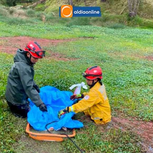 HALLAN CUERPO SIN VIDA EN ZONA PANTANOSA DE SAN BUENAVENTURA BOMBEROS REALIZÓ RESCATE