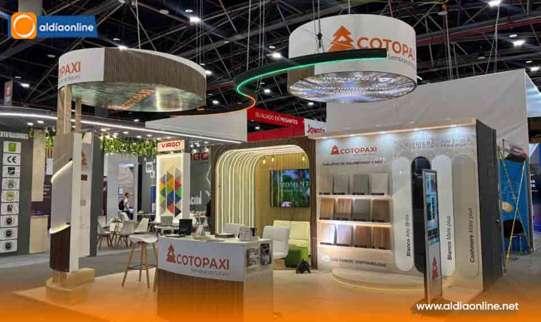 AGLOMERADOS COTOPAXI IMPULSA LA INNOVACIÓN EN DISEÑO DE INTERIORES EN INTERZUM BOGOTÁ Y OTROS EVENTOS INTERNACIONALES