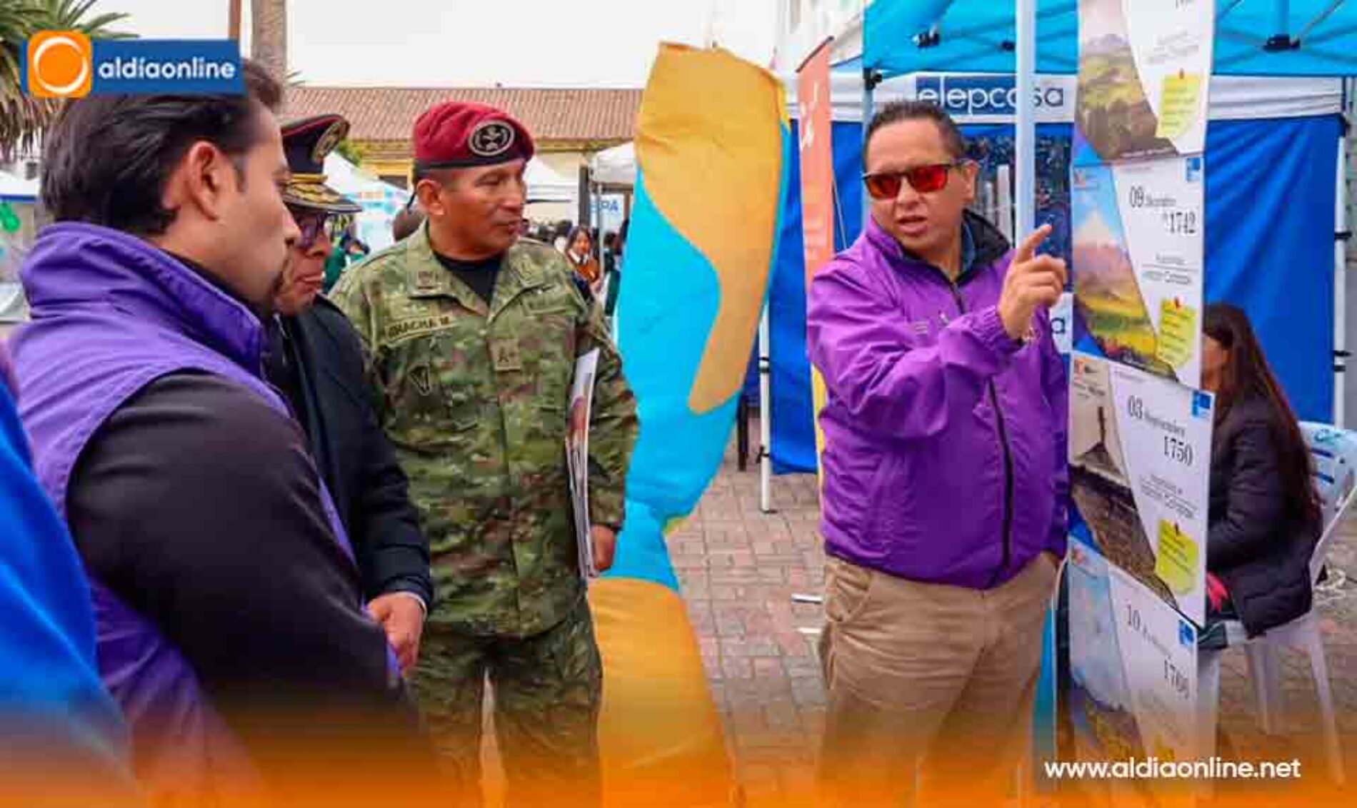 COTOPAXI FORTALECE SU PREPARACIÓN ANTE UNA POSIBLE ERUPCIÓN CON FERIA CIUDADANA Y SIMULACRO PROVINCIAL