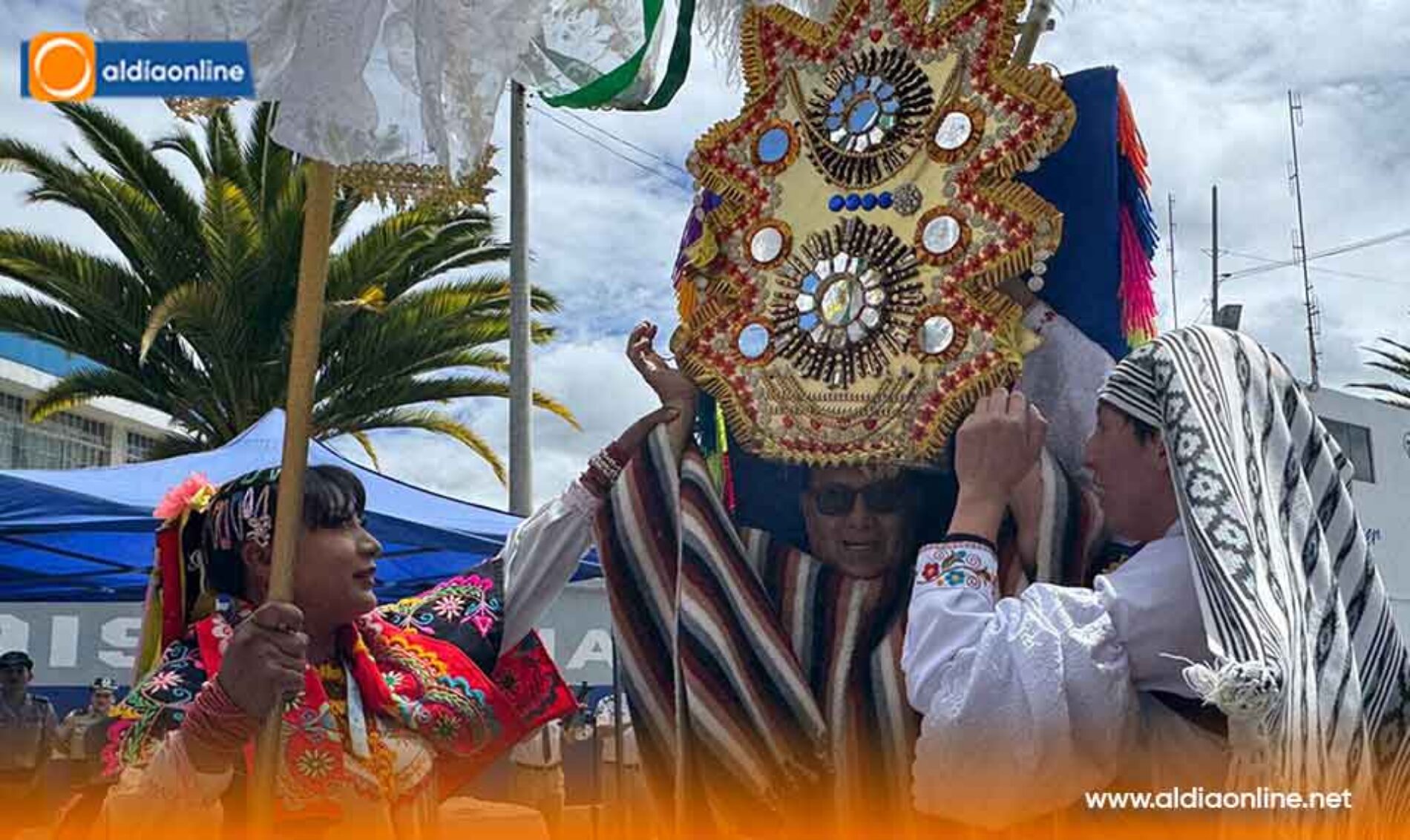 COMANDANTE DE POLICÍA DE LA ZONA 3 SE SUMA COMO PRIOSTE DEL CORPUS CHRISTI 2026 DE PUJILÍ