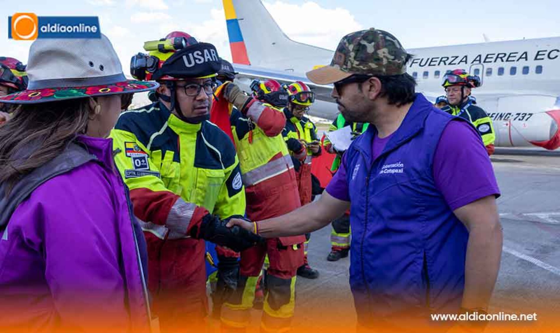 COTOPAXI SE UNE A LA SOLIDARIDAD CON VENEZUELA
