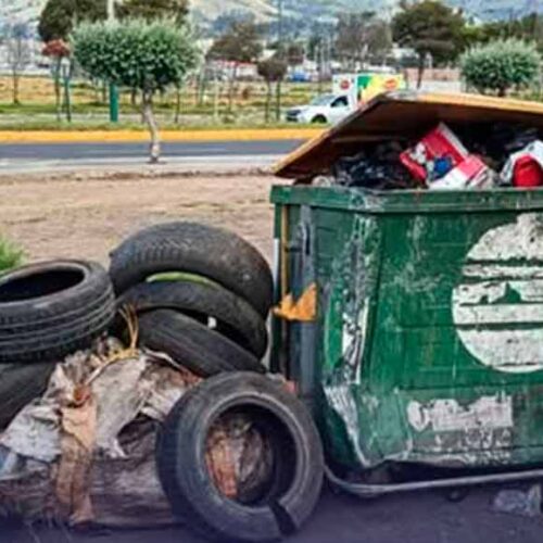 MUNICIPIO DE SAQUISILÍ ADVIERTE SANCIONES POR VANDALISMO Y MAL USO DE LOS CONTENEDORES DE BASURA