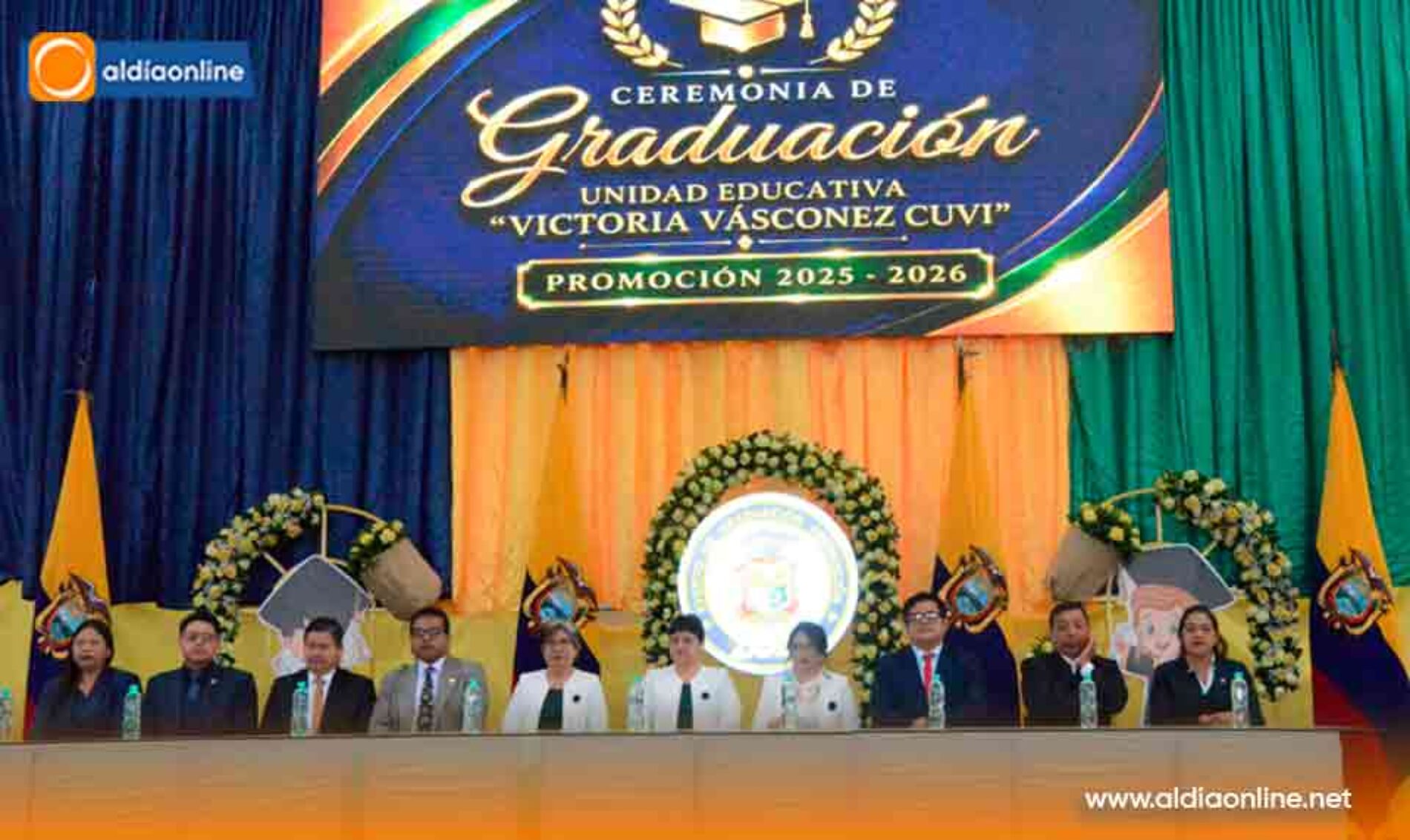 GRADUACIÓN EN LA U. E VITORIA VÁSCONEZ CUVI S.B.E.O DE 125 PEQUEÑOS MARCÓ EL CIERRE DEL AÑO LECTIVO (Video)