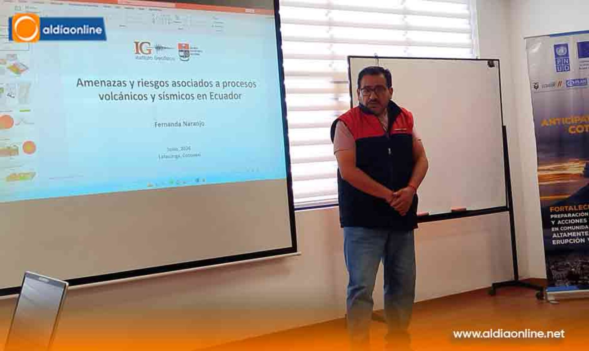 INFORMACIÓN OPORTUNA, VIDAS SEGURAS  COMUNICADORES SE CAPACITAN EN  GESTIÓN DE CRISIS VOLCÁNICA