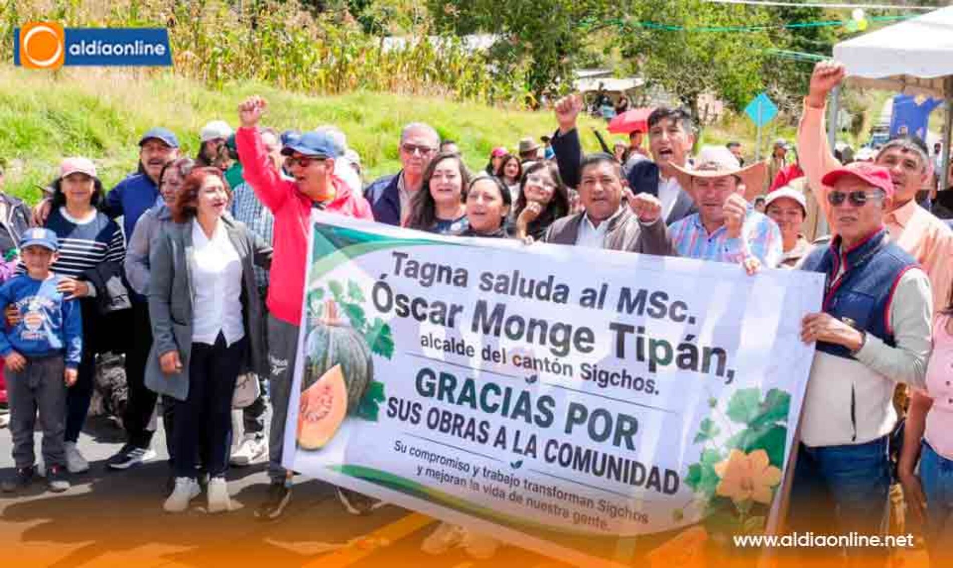 OBRA DE ASFALTADO FUE INAUGURADA CON EL APOYO DE HIDRO SIGCHOS Y UNA INVERSIÓN DE $ 652.810