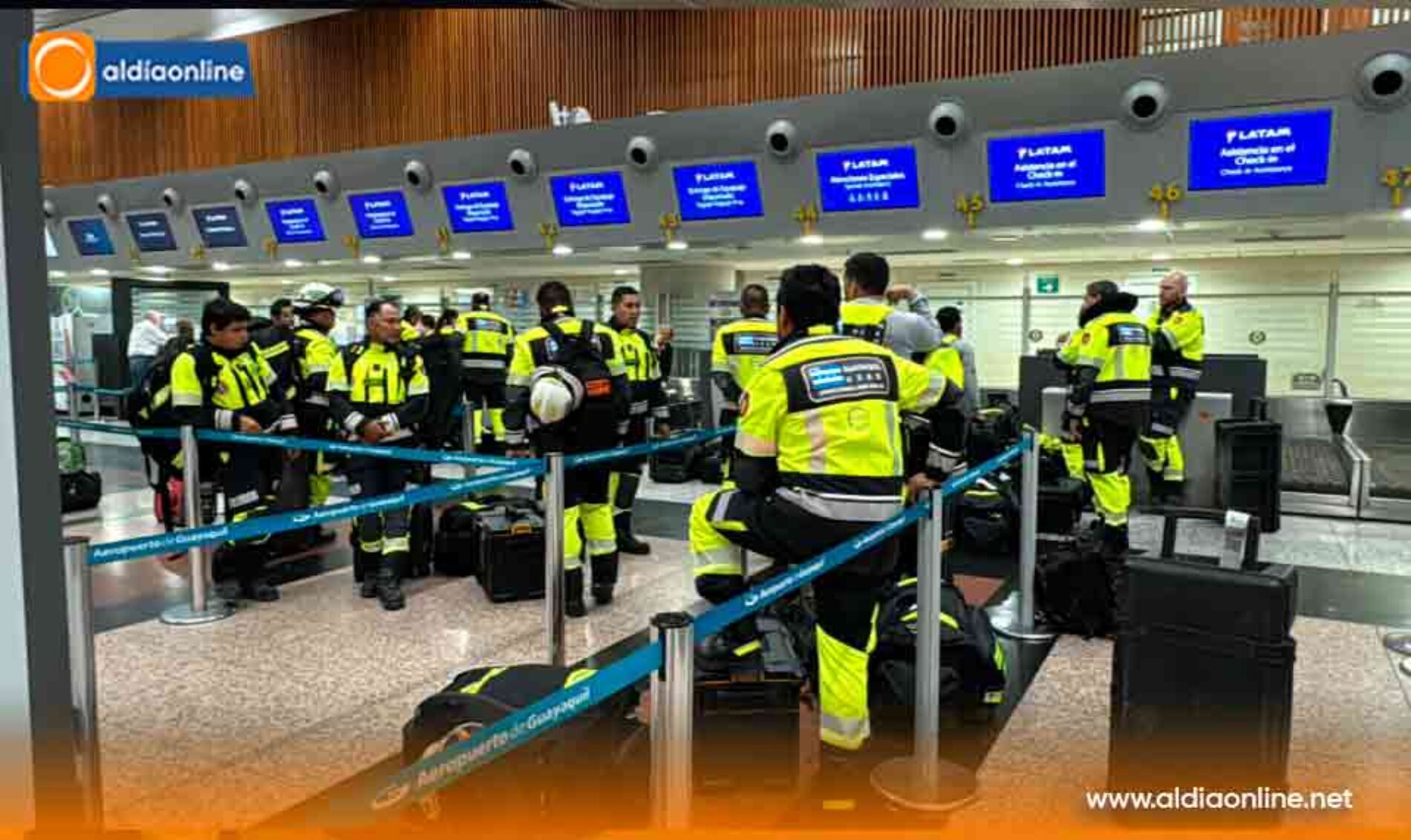 ECUADOR FORTALECE SU APOYO A VENEZUELA UN NUEVO CONTINGENTE DE BOMBEROS RESCATISTAS REFUERZAN LABORES DE BÚSQUEDA Y RESCATE