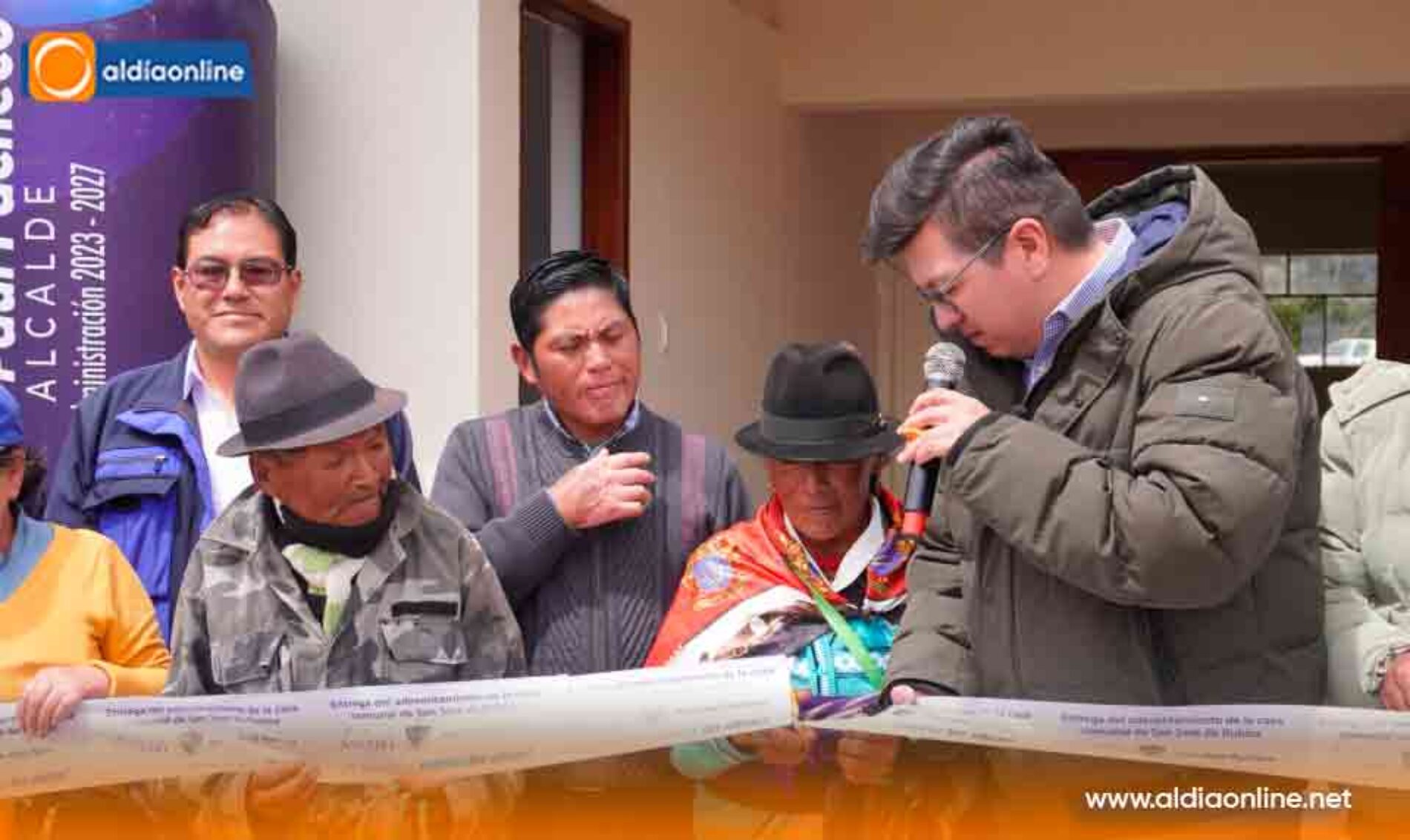 SAN JOSÉ DE RUBIOS ESTRENA SEDE RENOVADA Y DIGNA PARA SU GENTE OBRA DEL GAD.M SALCEDO