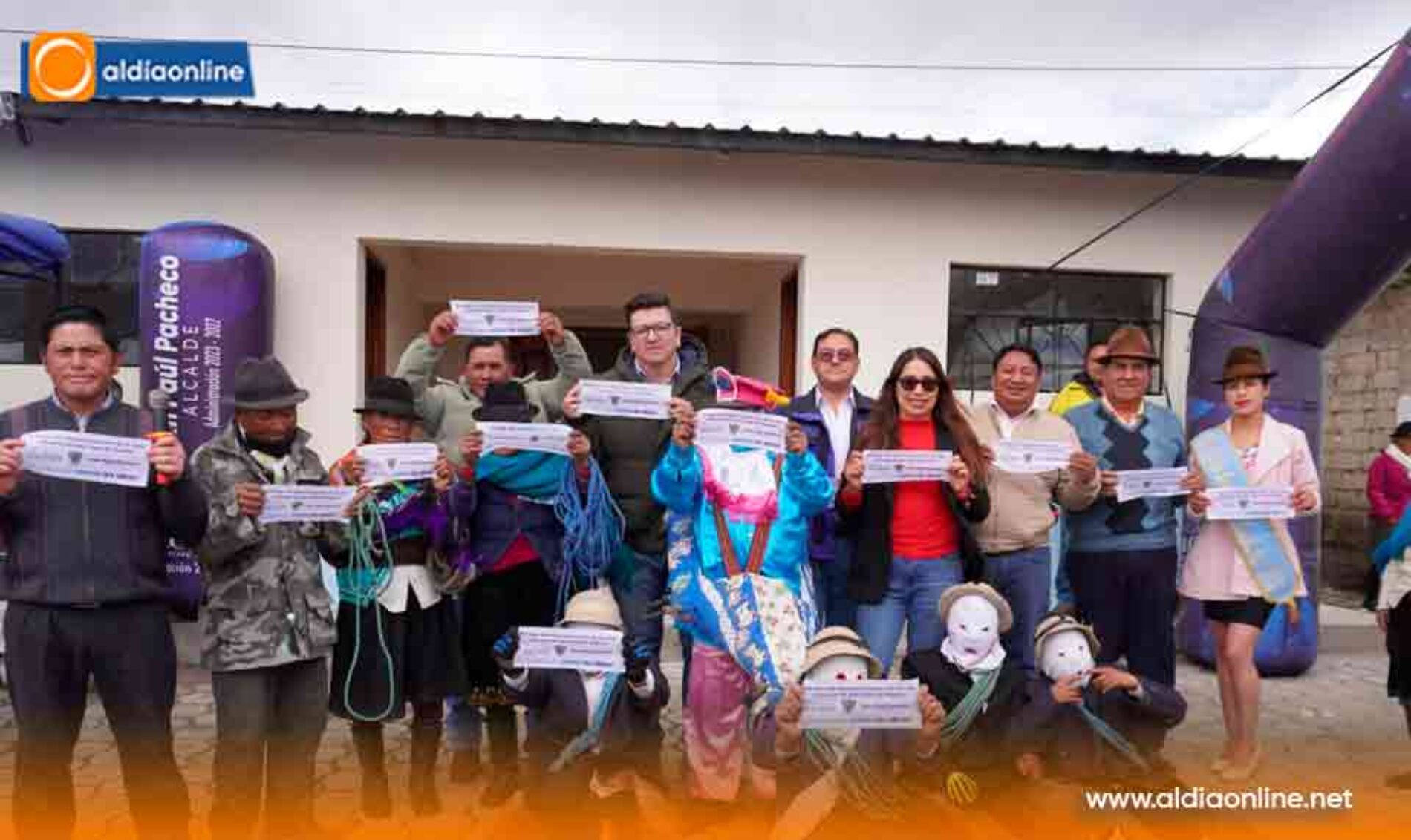 SAN JOSÉ DE RUBIOS ESTRENA SEDE RENOVADA Y DIGNA PARA SU GENTE OBRA DEL GAD.M SALCEDO