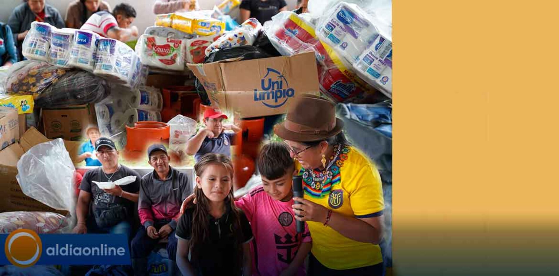 PREFECTURA DE COTOPAXI ENTREGA AYUDA HUMANITARIA A FAMILIAS AFECTADAS EN ZAMORA CHINCHIPE