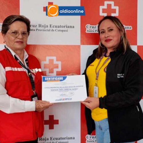 CRUZ ROJA COTOPAXI RECIBE LA CERTIFICACIÓN DE EDIFICIO 100 % LIBRE DE HUMO DE TABACO
