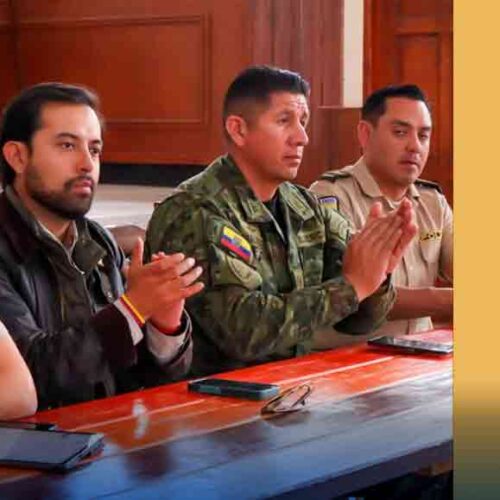 TANICUCHI FUE CENTRO DE REUNIÓN CON AUTORIDADES PROVINCIALES SOBRE TEMA DE INSEGURIDAD